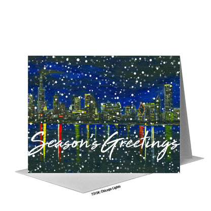 Chicago Lights, Greeting Card (#7315K)