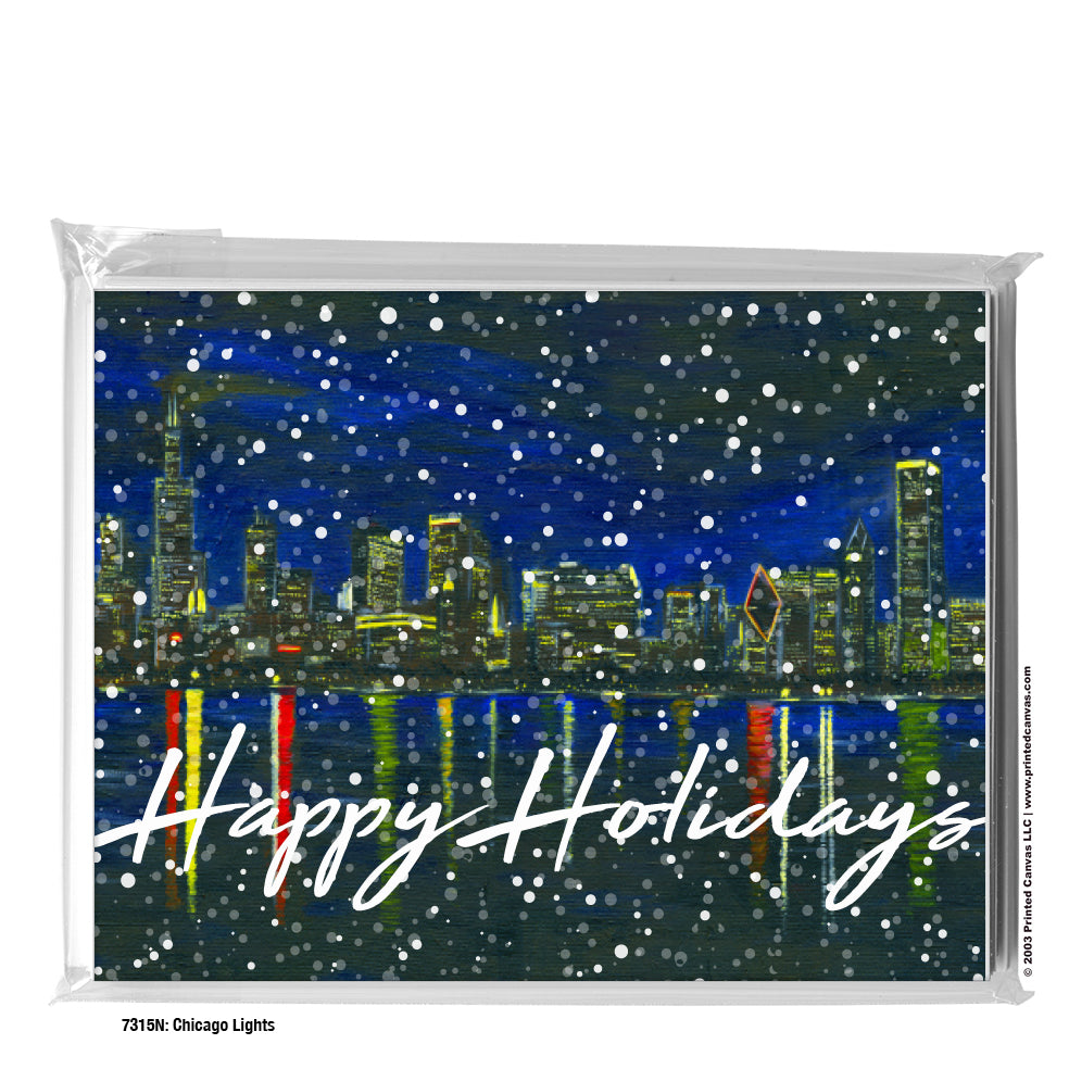Chicago Lights, Greeting Card (#7315N)