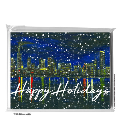 Chicago Lights, Greeting Card (#7315N)