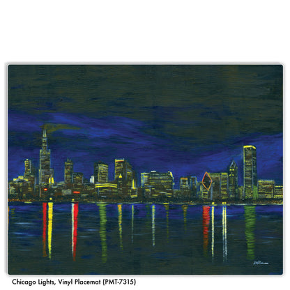 Chicago Lights, Vinyl Placemat (PMT-7315A)
