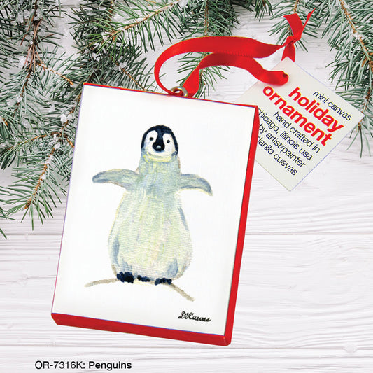 Penguins, Ornament (OR-7316K), Front, printedcanvas.com