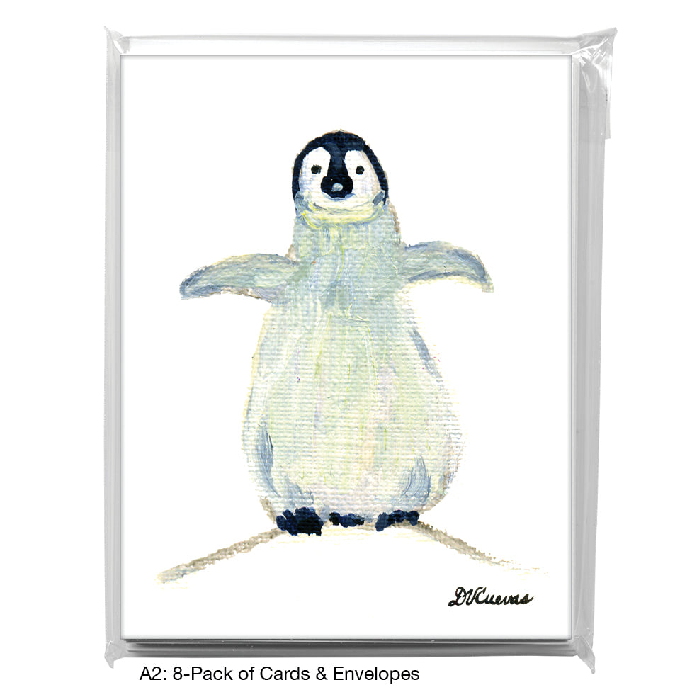 Penguins, Greeting Card (7316K), A2 8-Pack, printedcanvas.com