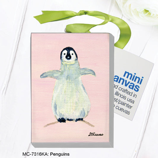 Penguins, Mini Canvas (MC-7316KA)