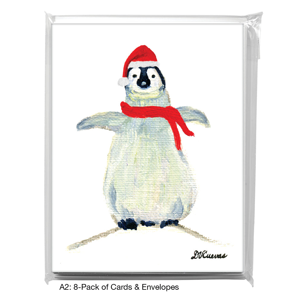 Penguins, Greeting Card (7316M), A2 8-Pack, printedcanvas.com