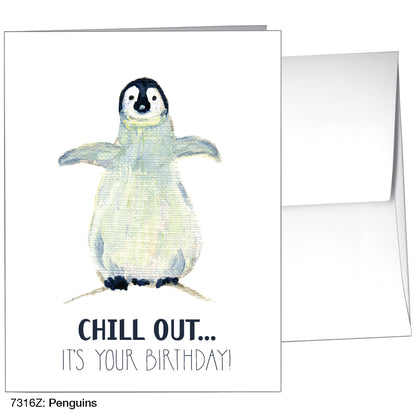 Penguins, Greeting Card (7316Z)