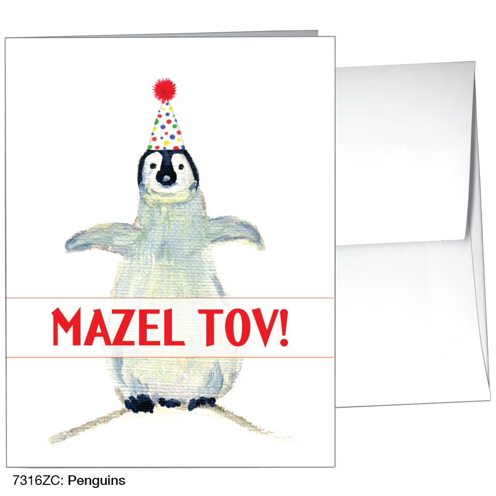 Penguins, Greeting Card (7316ZC)