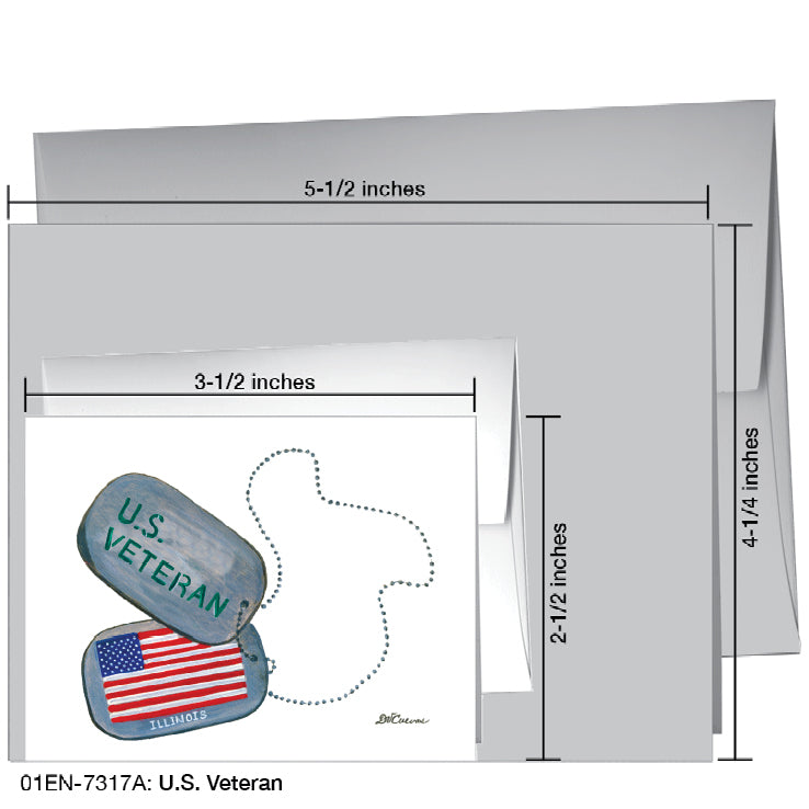 U.S. Veteran, Greeting Card (#7317A)