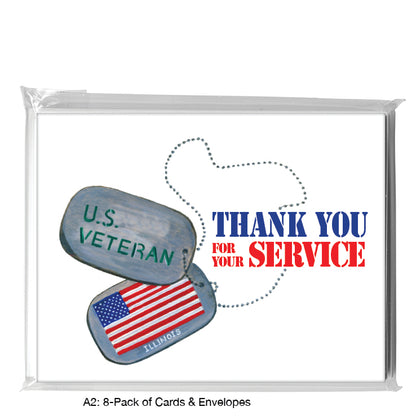 U.S. Veteran, Greeting Card (#7317D)