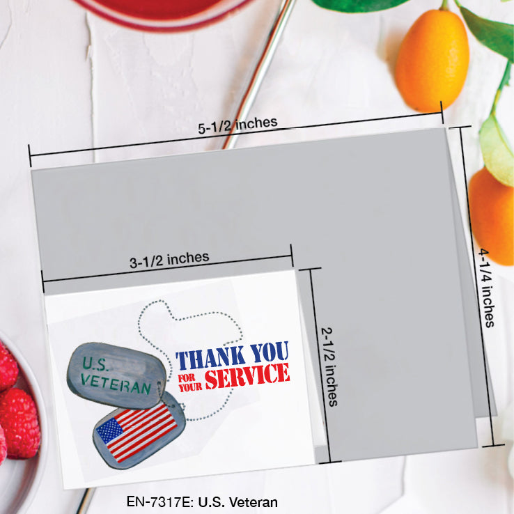 U.S. Veteran, Greeting Card (#7317E)