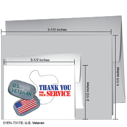 U.S. Veteran, Greeting Card (#7317E)