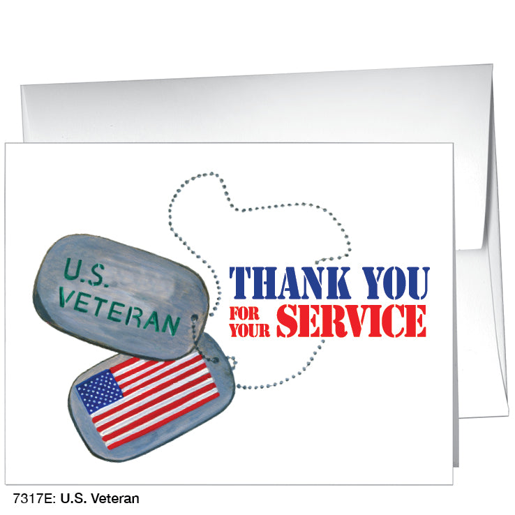 U.S. Veteran, Greeting Card (#7317E)