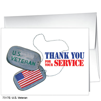 U.S. Veteran, Greeting Card (#7317E)