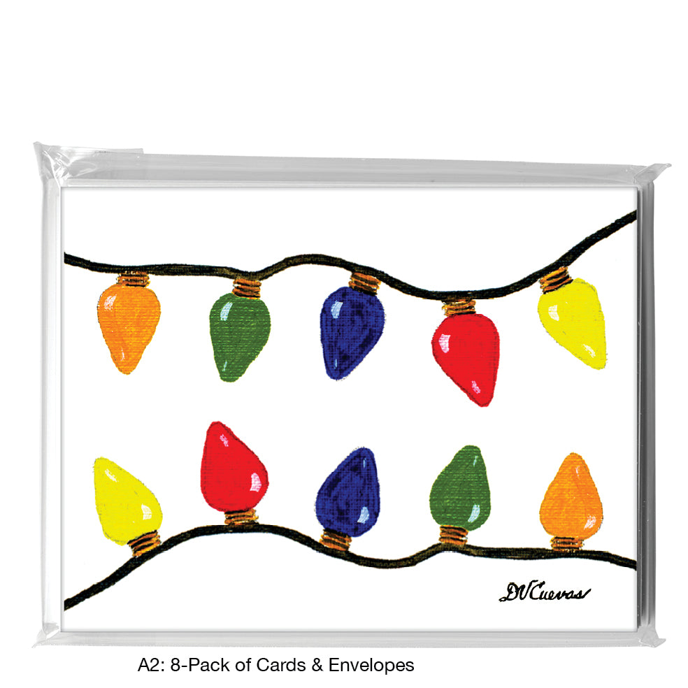 Lights, Greeting Card (7327), A2 8-Pack, printedcanvas.com