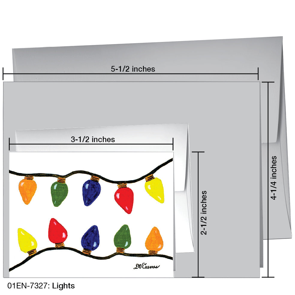 Lights, Greeting Card (7327), Enclosure, printedcanvas.com