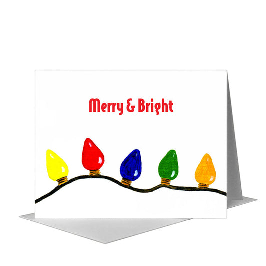 Lights, Greeting Card (#7327E) A2 Card Front, www.printedcanvas.com