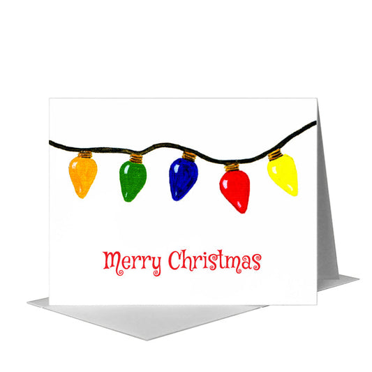 Lights, Greeting Card (#7327G) A2 Card Front, www.printedcanvas.com