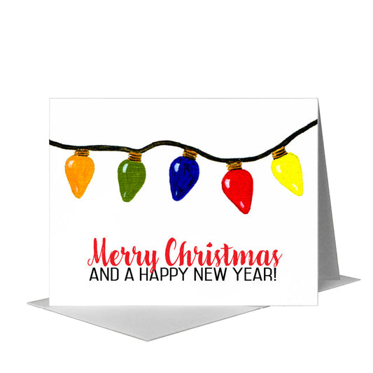 Lights, Greeting Card (#7327H) A2 Card Front, www.printedcanvas.com