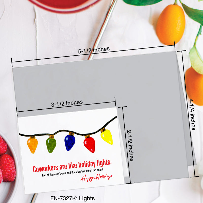 Lights, Greeting Card (7327K), Enclosure Card, www.printedcanvas.com