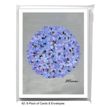 Hydrangea Ball, Greeting Card (7329), A2 8-Pack, printedcanvas.com