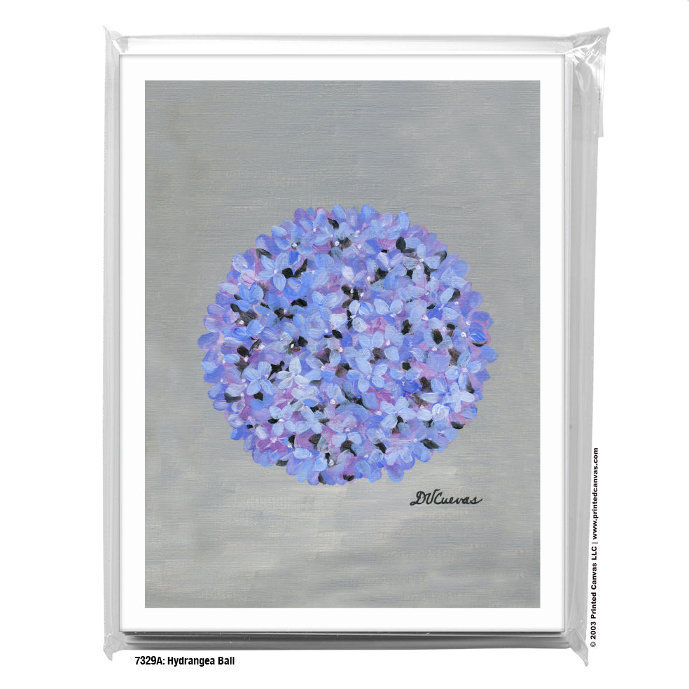 Hydrangea Ball, Greeting Card (#7329A)