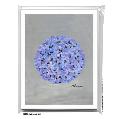 Hydrangea Ball, Greeting Card (#7329A)