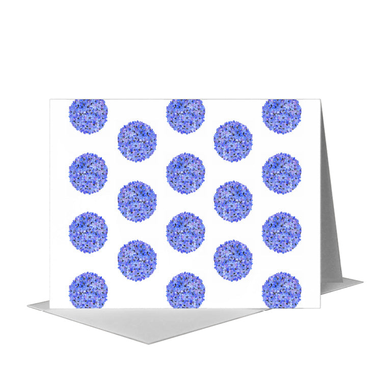 Hydrangea Ball, Greeting Card (#7329H), A2 Card Front, www.printedcanvas.com