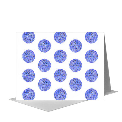 Hydrangea Ball, Greeting Card (#7329H), A2 Card Front, www.printedcanvas.com