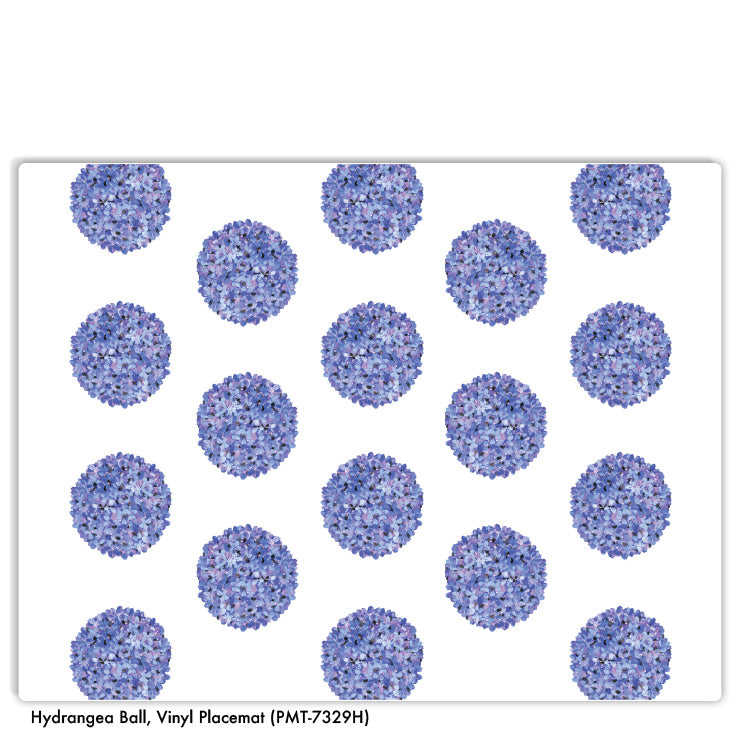 Hydrangea Ball, Vinyl Placemat (PMT-7329H)