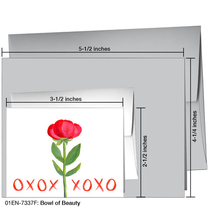 Bowl of Beauty, Greeting Card (7337F), Enclosure, printedcanvas.com