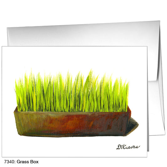 Grass Box, Greeting Card (7340), A2, printedcanvas.com