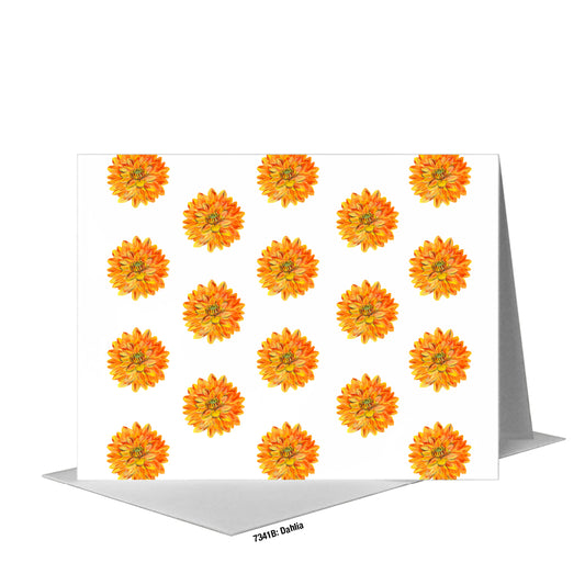 Dahlia, Greeting Card (#7341B)
