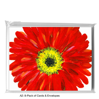 Gerber Bright Red, Greeting Card (7346AG)