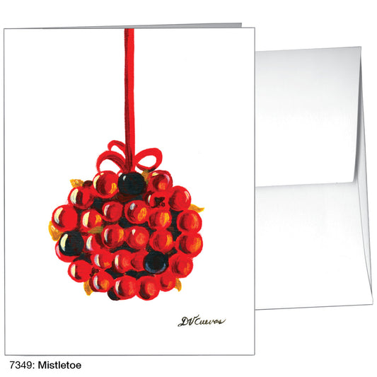 Mistletoe, Greeting Card (7349B), A2 Card, printedcanvas.com