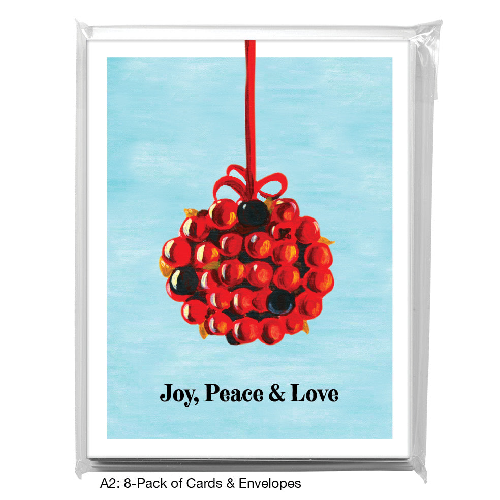 Mistletoe, Greeting Card (#7349A), 8-Pack, www.printedcanvas.com