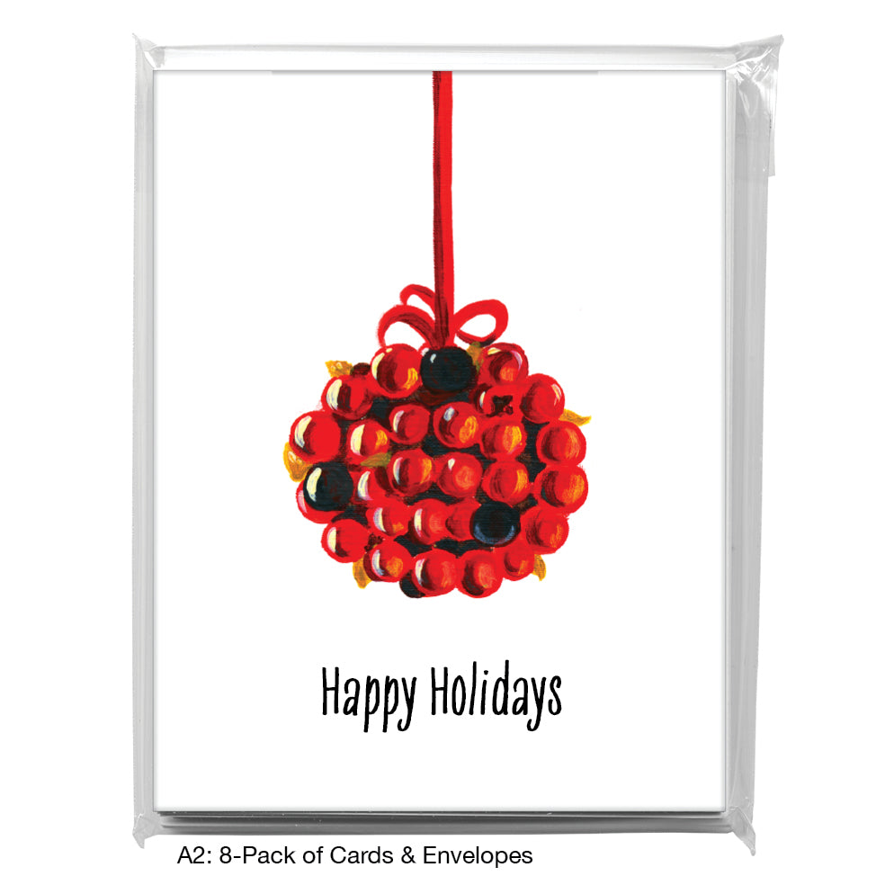 Mistletoe, Greeting Card (7349C), A2 8-Pack, printedcanvas.com