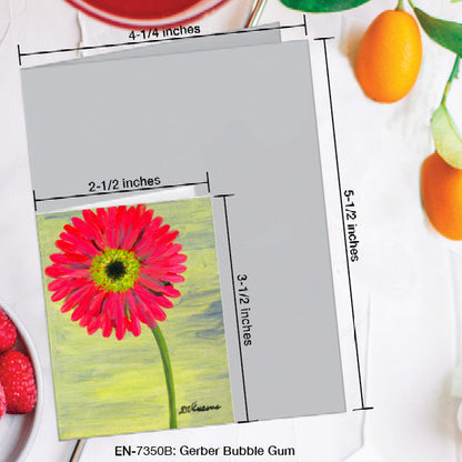 Gerber Bubble Gum, Greeting Card (7350B), Enclosure Card, www.printedcanvas.com