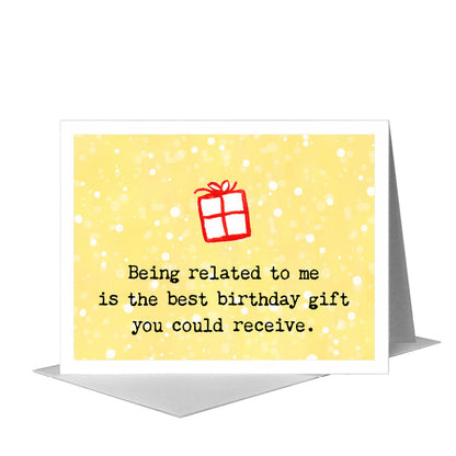 Red & Green Gifts, Greeting Card (#7354K) A2 Card Front, www.printedcanvas.com