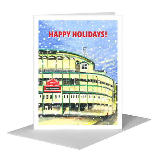 Cubs, Chicago, Greeting Card (#7359A) A2 Card Front, www.printedcanvas.com