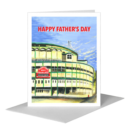 Cubs, Chicago, Greeting Card (#7359B) A2 Card Front, www.printedcanvas.com