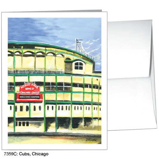 Cubs, Chicago, Greeting Card (7359C), A2, printedcanvas.com