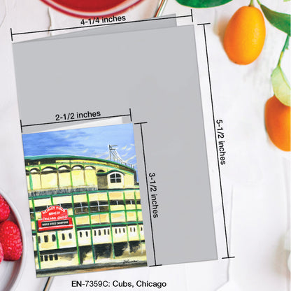 Cubs, Chicago, Greeting Card (#7359C)