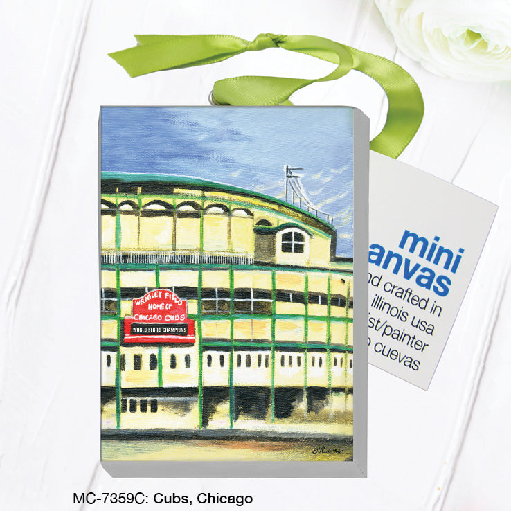 Cubs, Chicago, Mini Canvas (MC-7359C), Front, printedcanvas.com