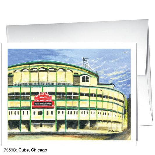 Cubs, Chicago, Greeting Card (7359D), A2, printedcanvas.com