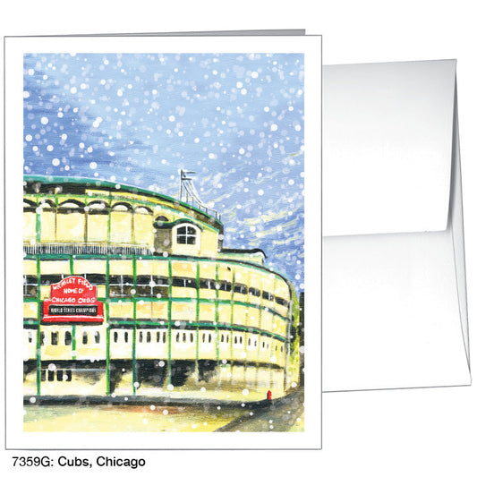 Cubs, Chicago, Greeting Card (7359G), A2, printedcanvas.com