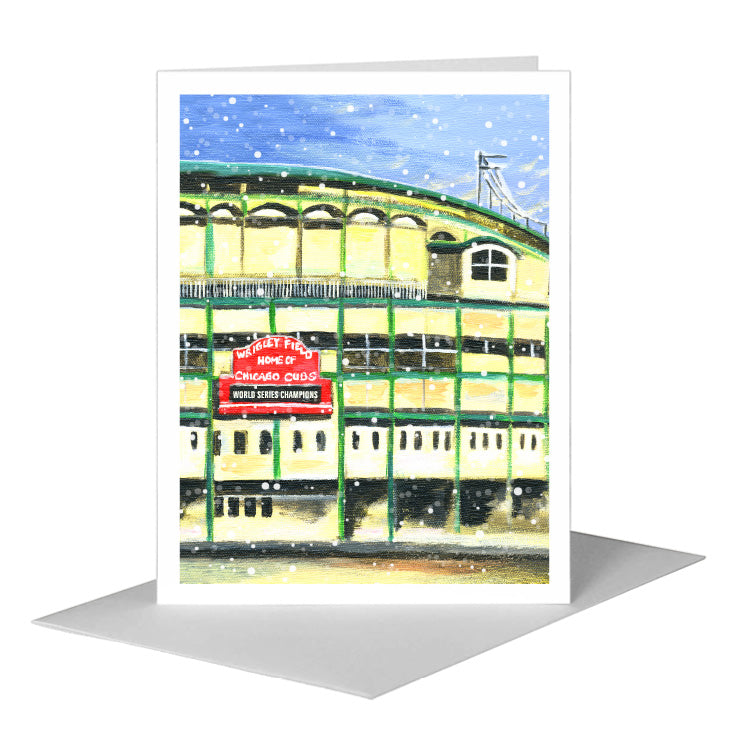 Cubs, Chicago, Greeting Card (#7359G), A2 Card Front, www.printedcanvas.com