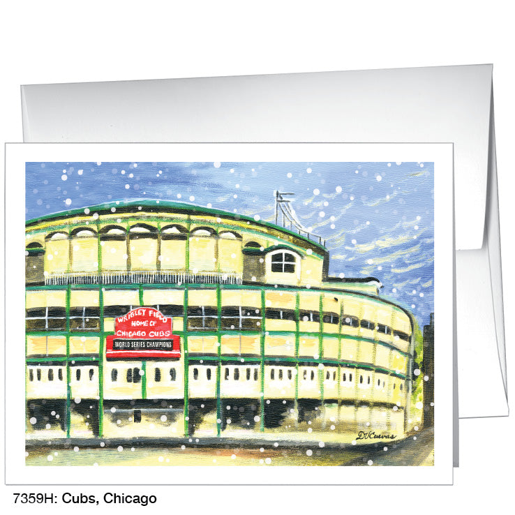 Cubs, Chicago, Greeting Card (7359H), A2, printedcanvas.com