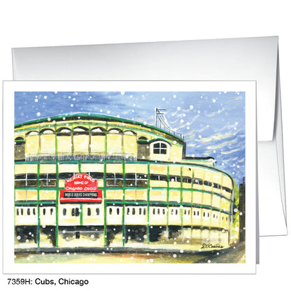 Cubs, Chicago, Greeting Card (7359H), A2, printedcanvas.com