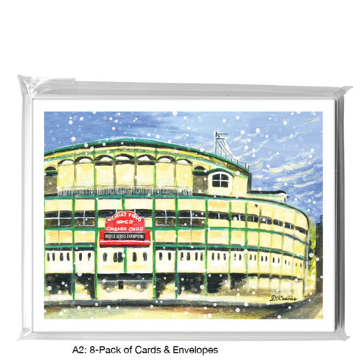 Cubs, Chicago, Greeting Card (7359H), A2 8-Pack, printedcanvas.com