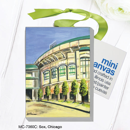 Sox, Chicago, Mini Canvas (MC-7360C), Front, printedcanvas.com