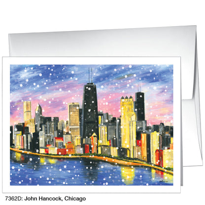 John Hancock, Chicago, Greeting Card (7362D), A2, printedcanvas.com